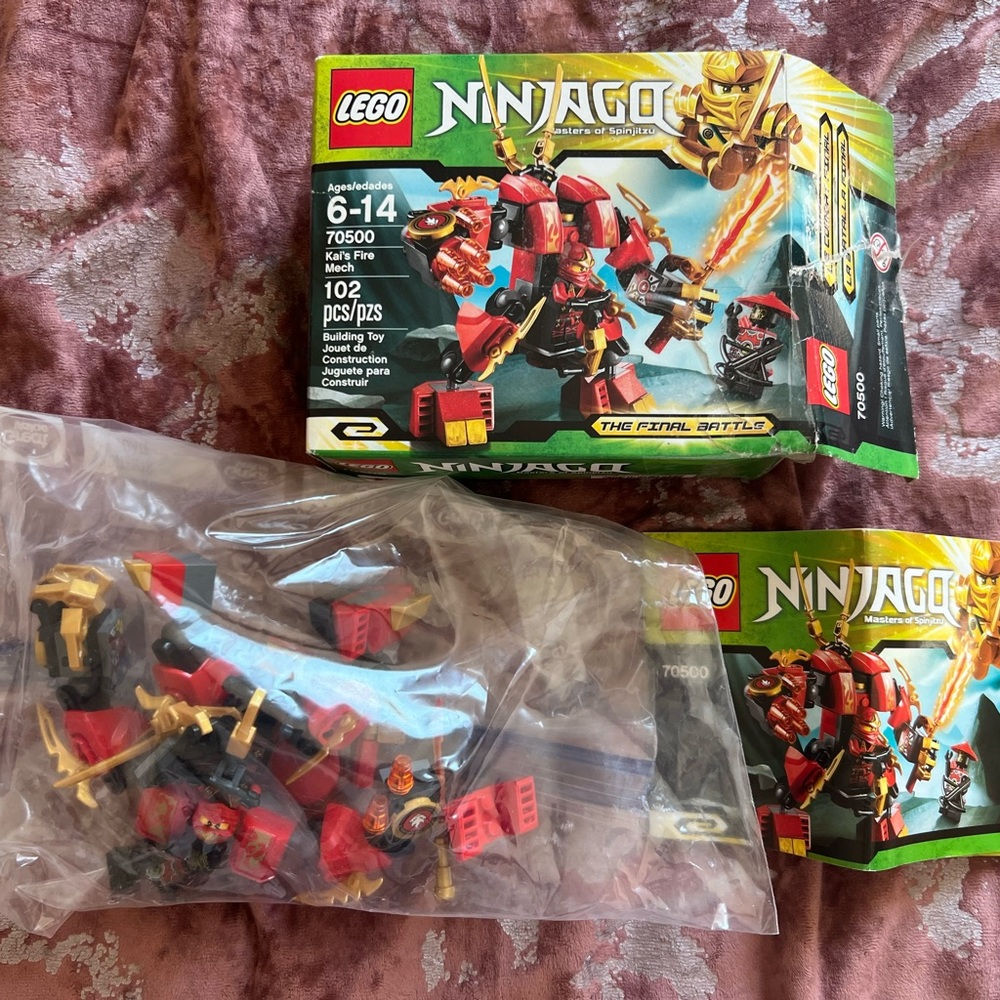 NINJAGO, KAI'S FIRE MECH SET NO. 70500 - LEGO - 2013 - USED